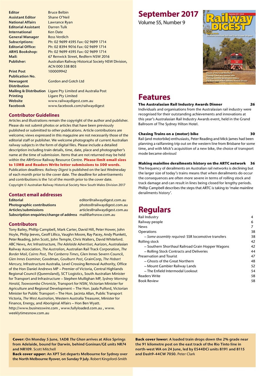 Railway Digest Preview Pages