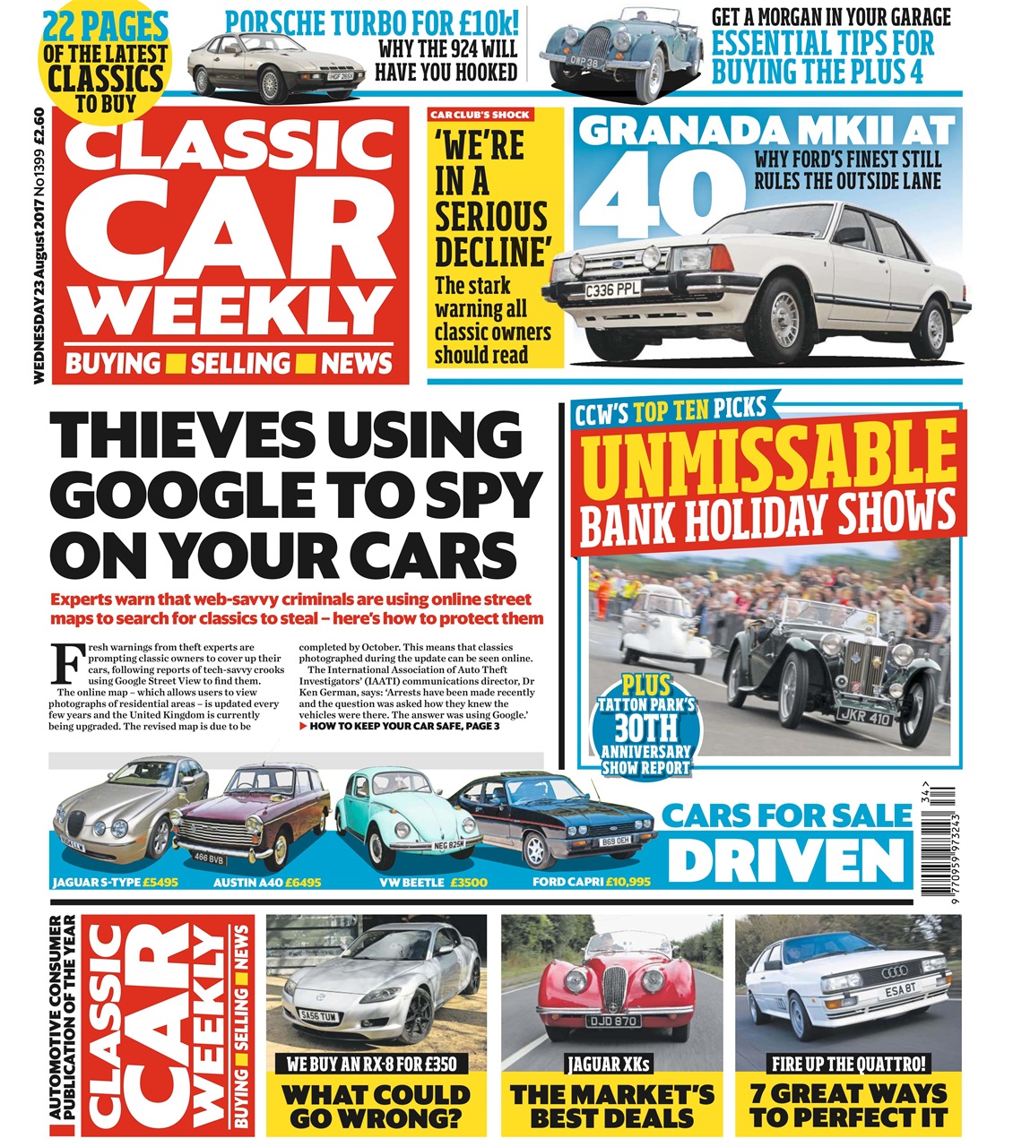Classic Car Weekly Preview Pages