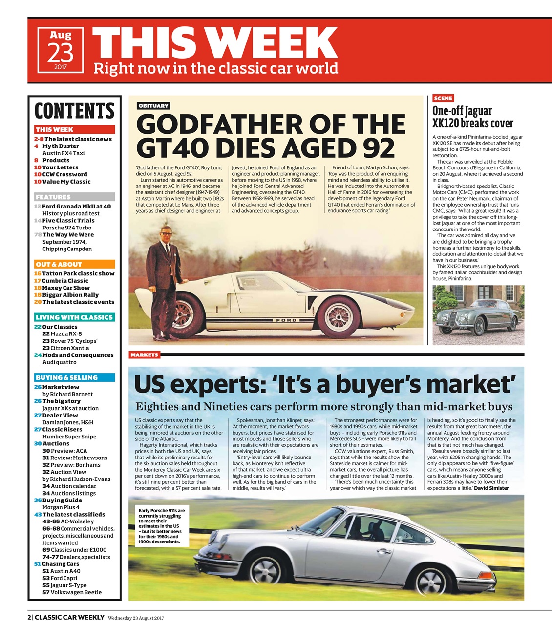 Classic Car Weekly Preview Pages
