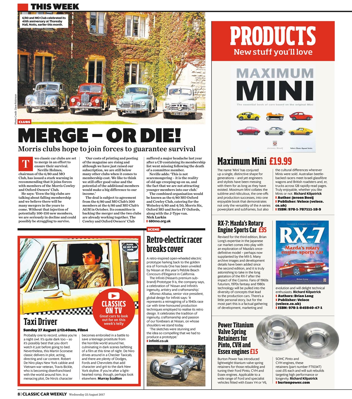 Classic Car Weekly Preview Pages