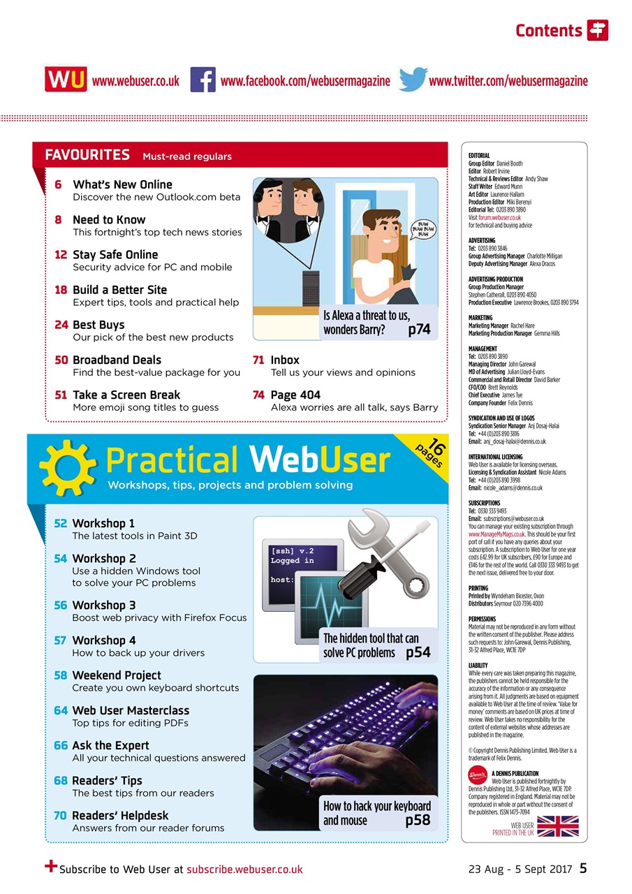 Webuser Preview Pages