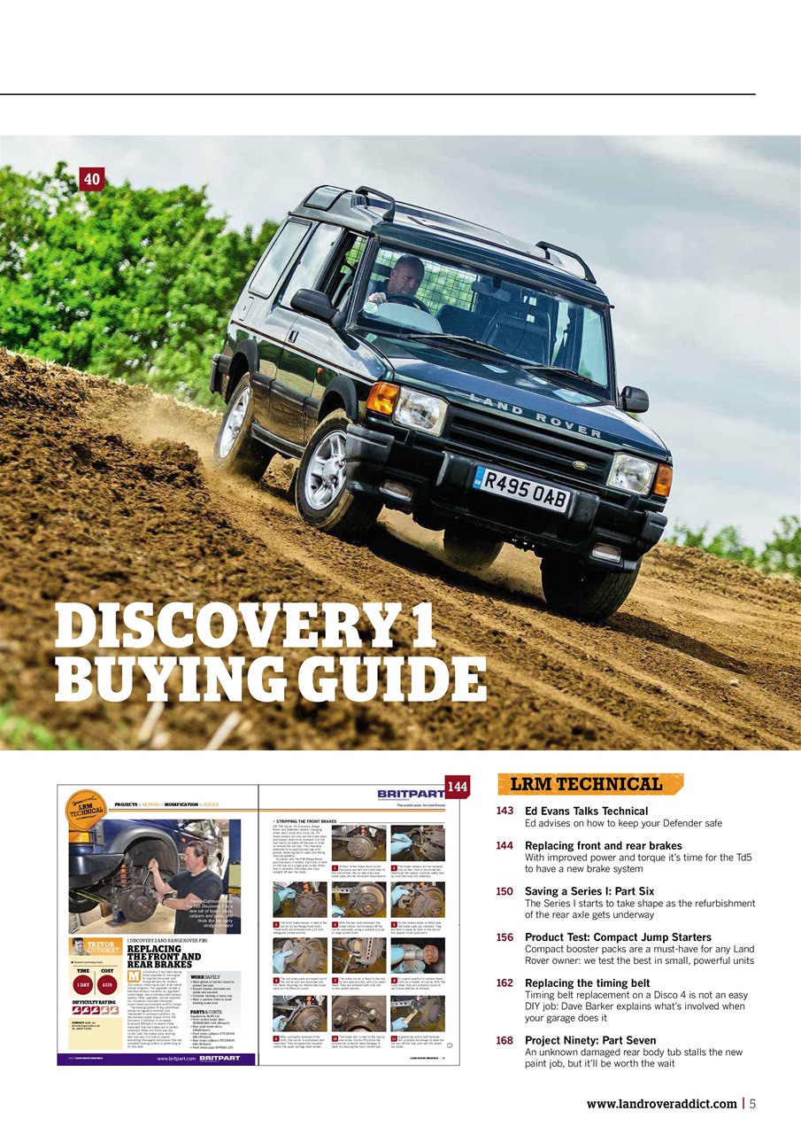 Land Rover Monthly Preview Pages