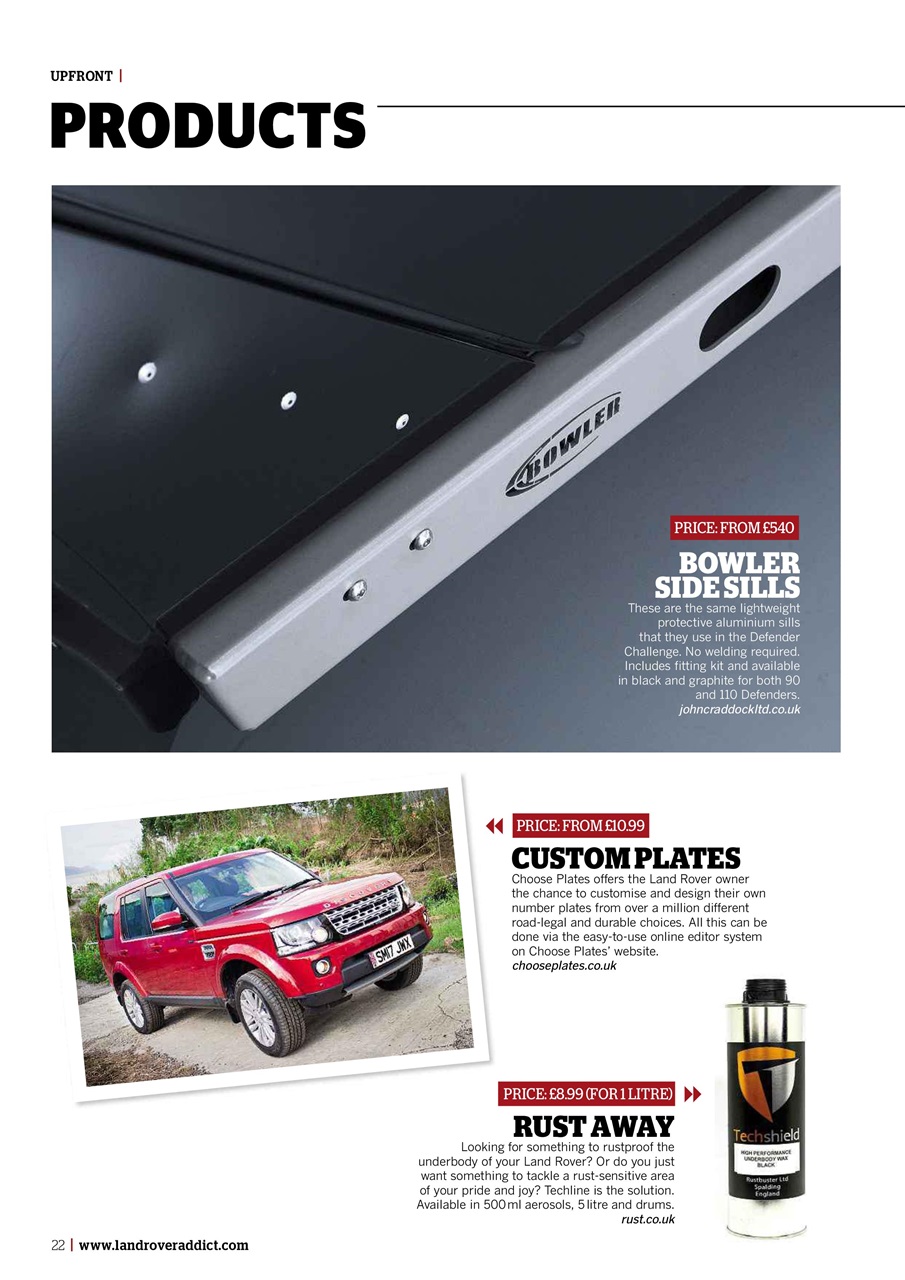 Land Rover Monthly Preview Pages