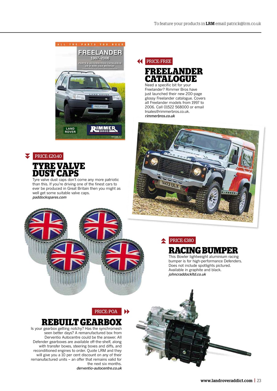 Land Rover Monthly Preview Pages