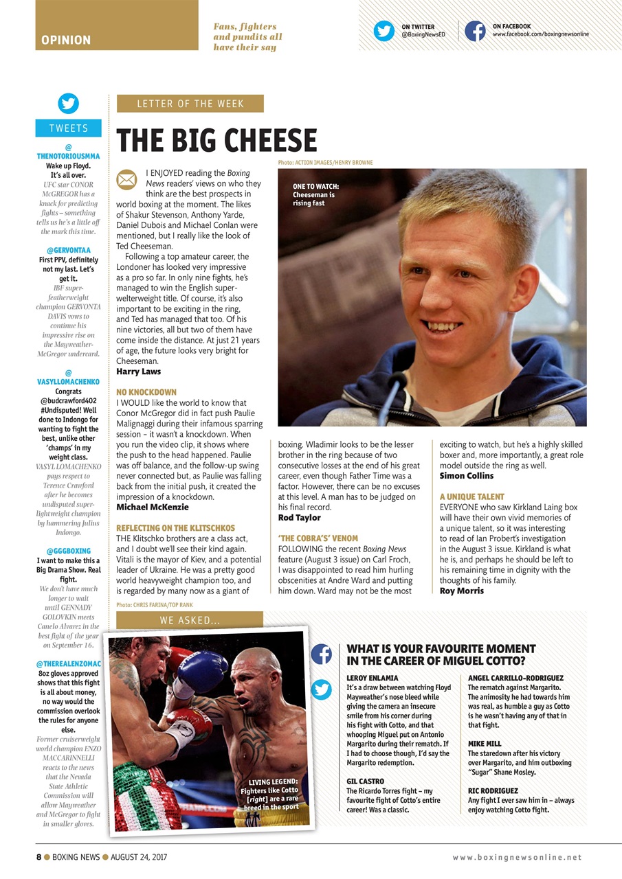 Boxing News Preview Pages