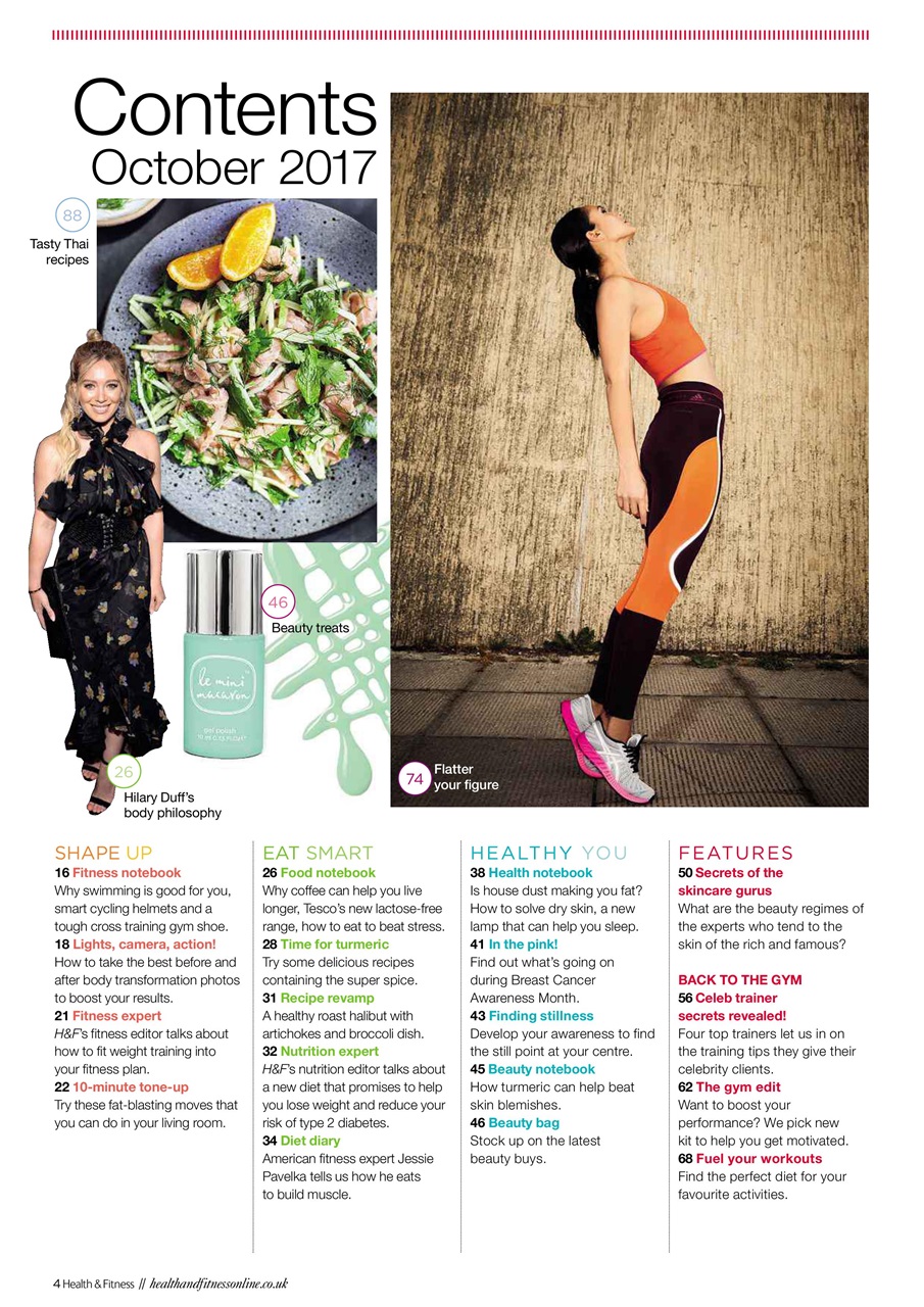 Women’s Fitness Preview Pages