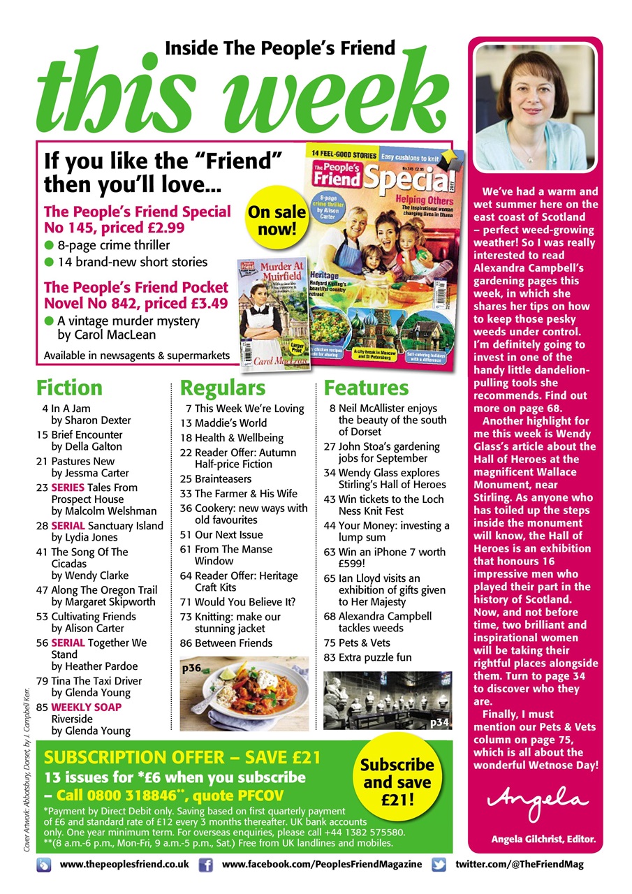 The People’s Friend Preview Pages