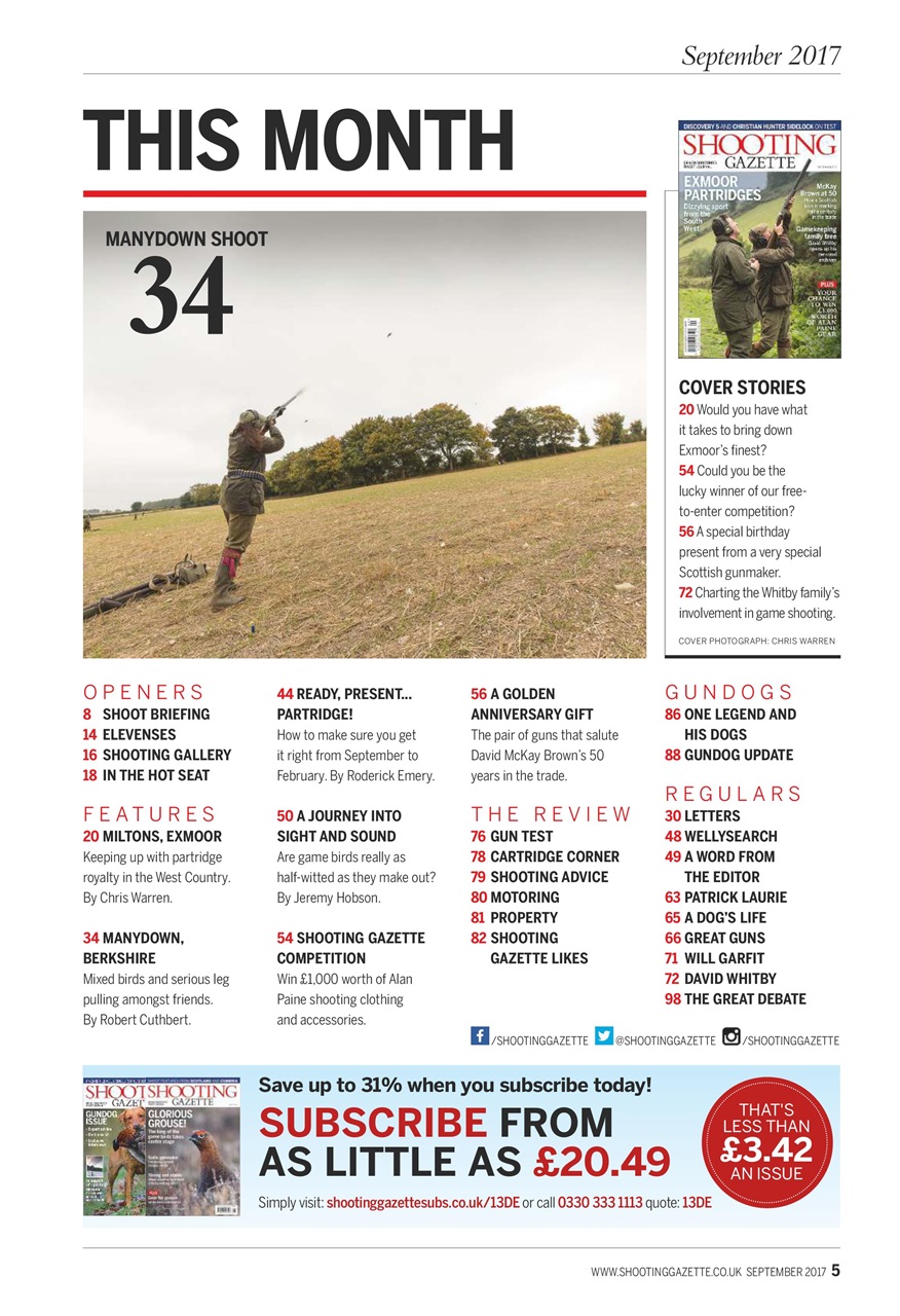 Shooting Gazette Preview Pages