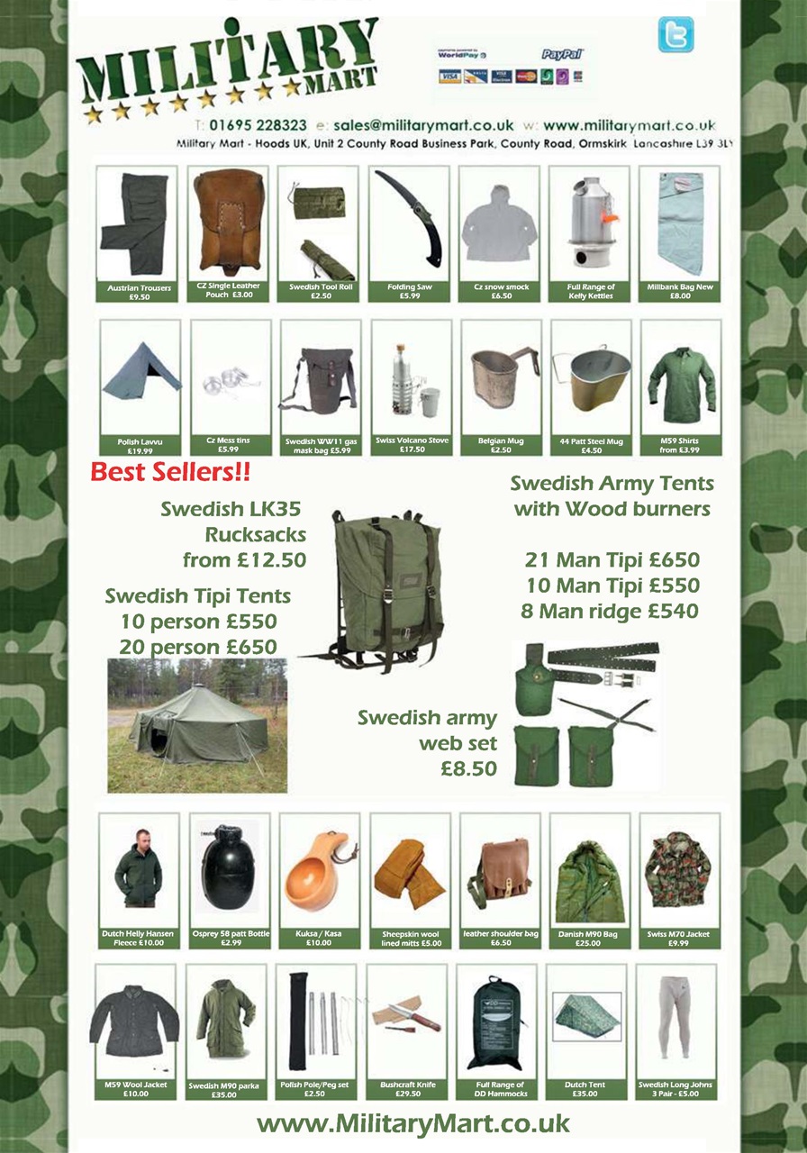 Bushcraft & Survival Skills Magazine Preview Pages