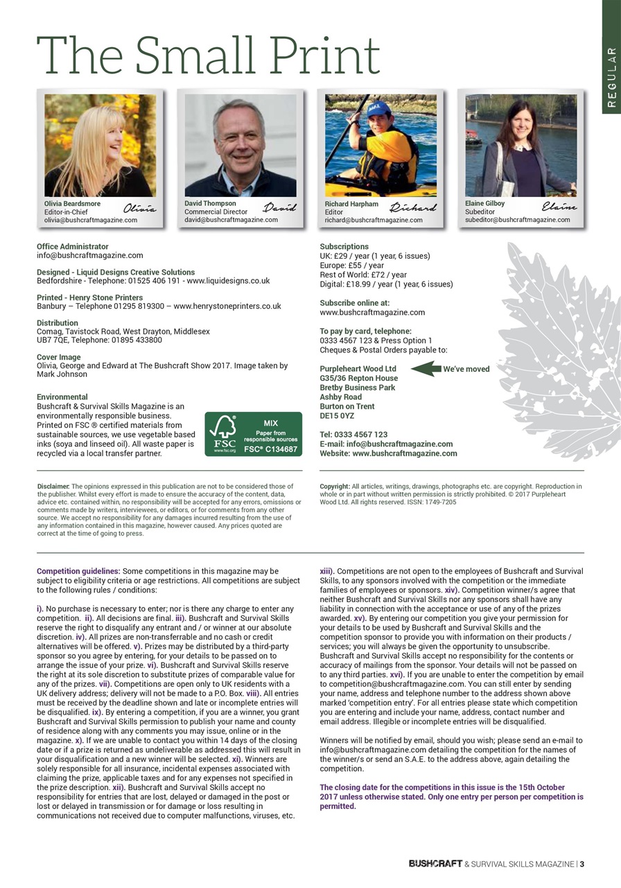 Bushcraft & Survival Skills Magazine Preview Pages