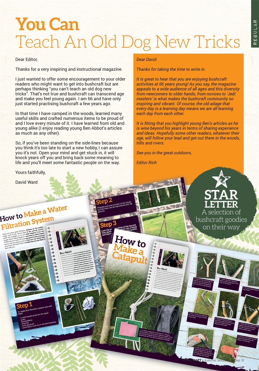 Bushcraft & Survival Skills Magazine Preview Pages