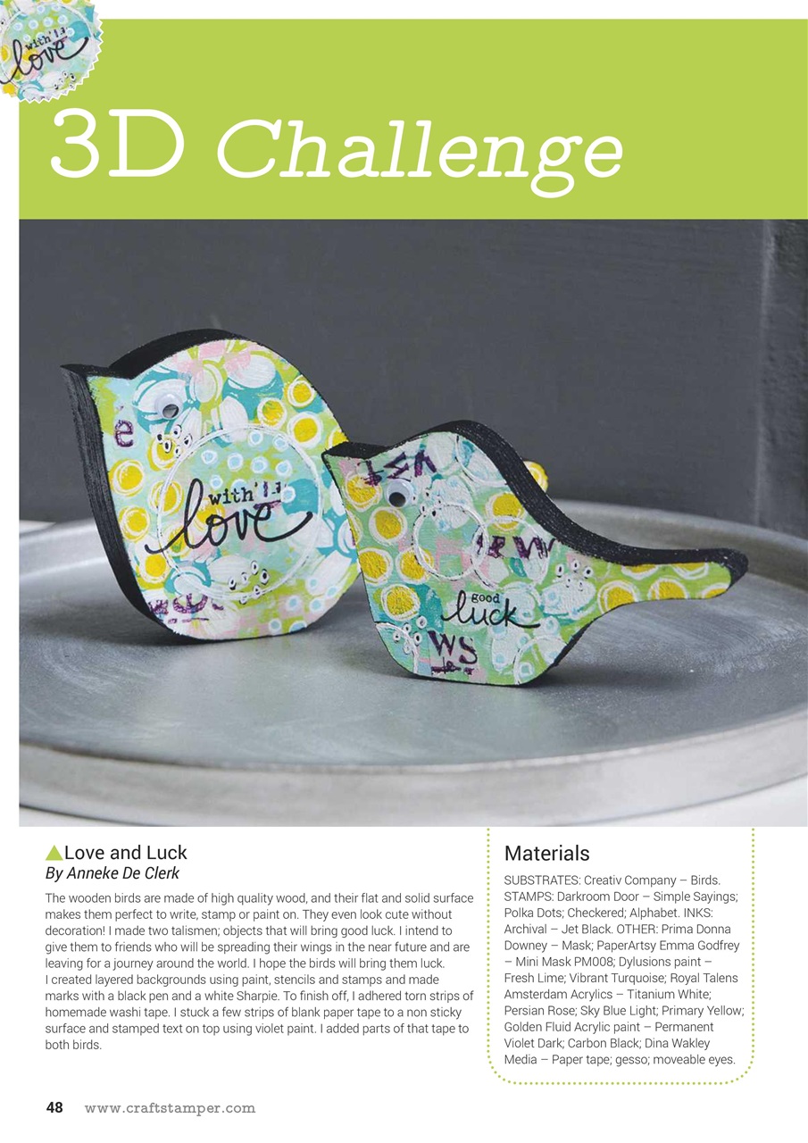 Craft Stamper Preview Pages