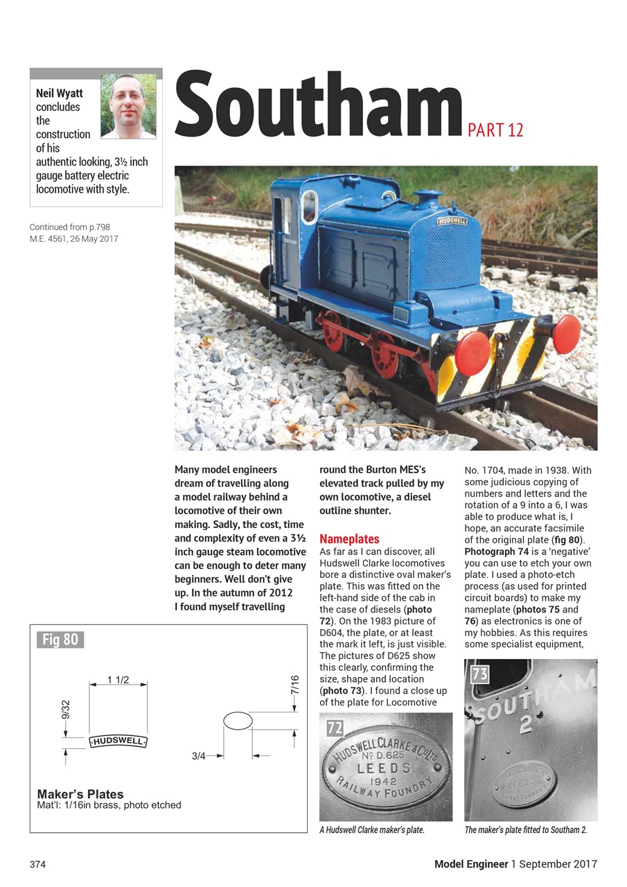 Model Engineer Preview Pages