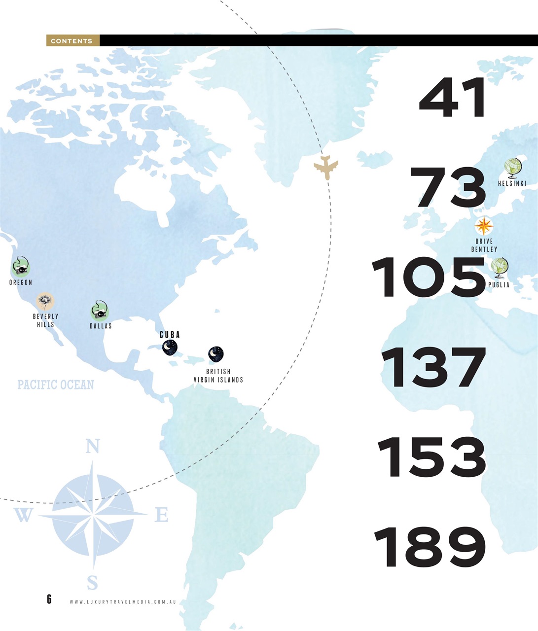 Luxury Travel Preview Pages