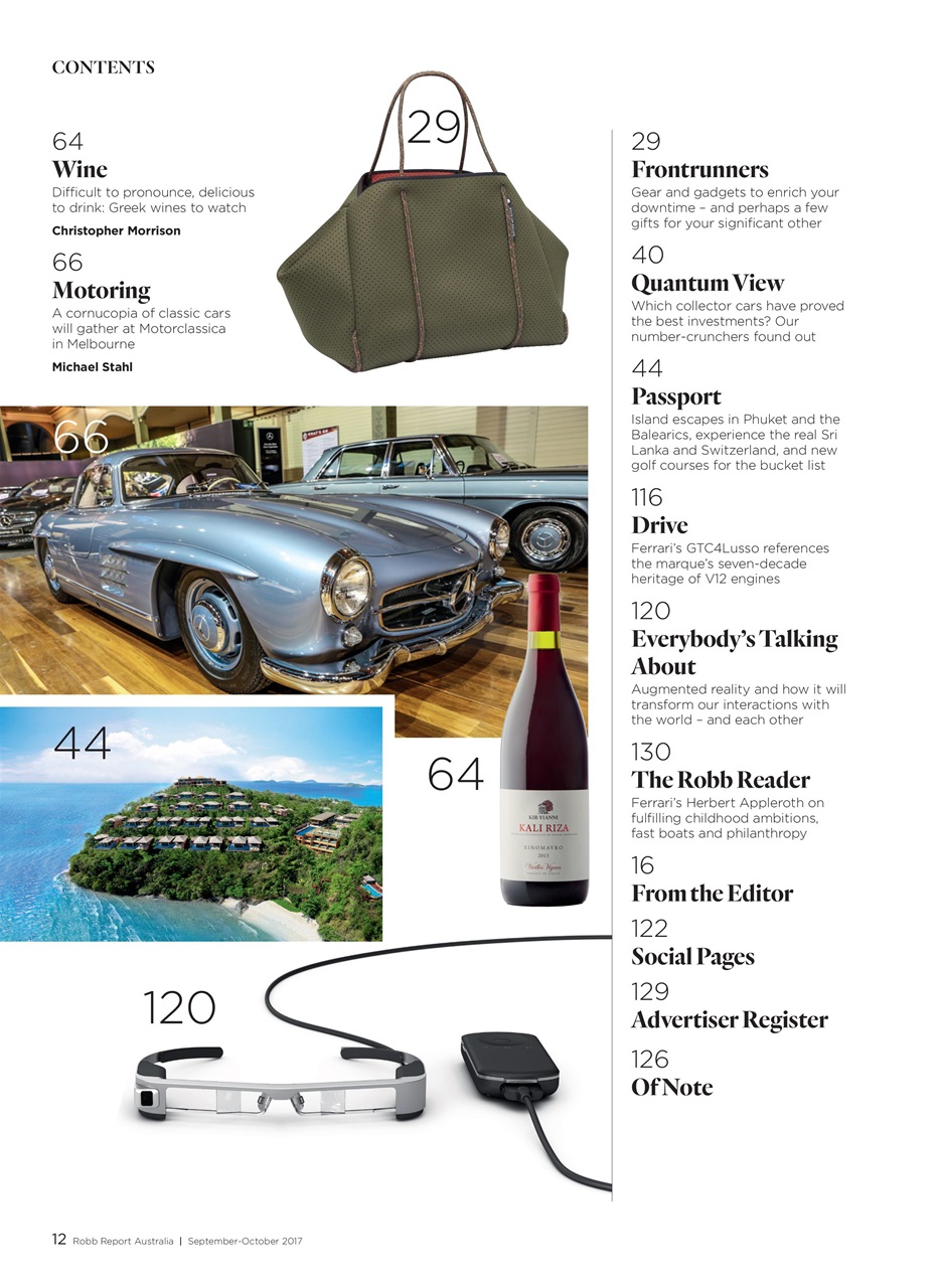 Robb Report Australia & New Zealand Preview Pages