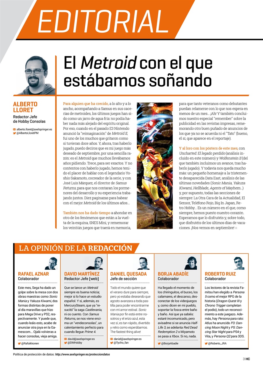 Hobby Consolas Preview Pages