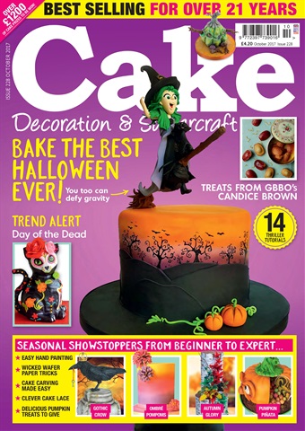 Cake Decoration & Sugarcraft Magazine issue October 2017