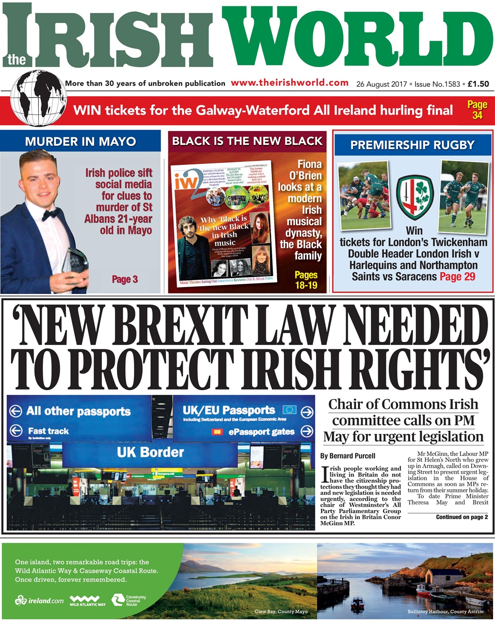 Irish World Preview Pages