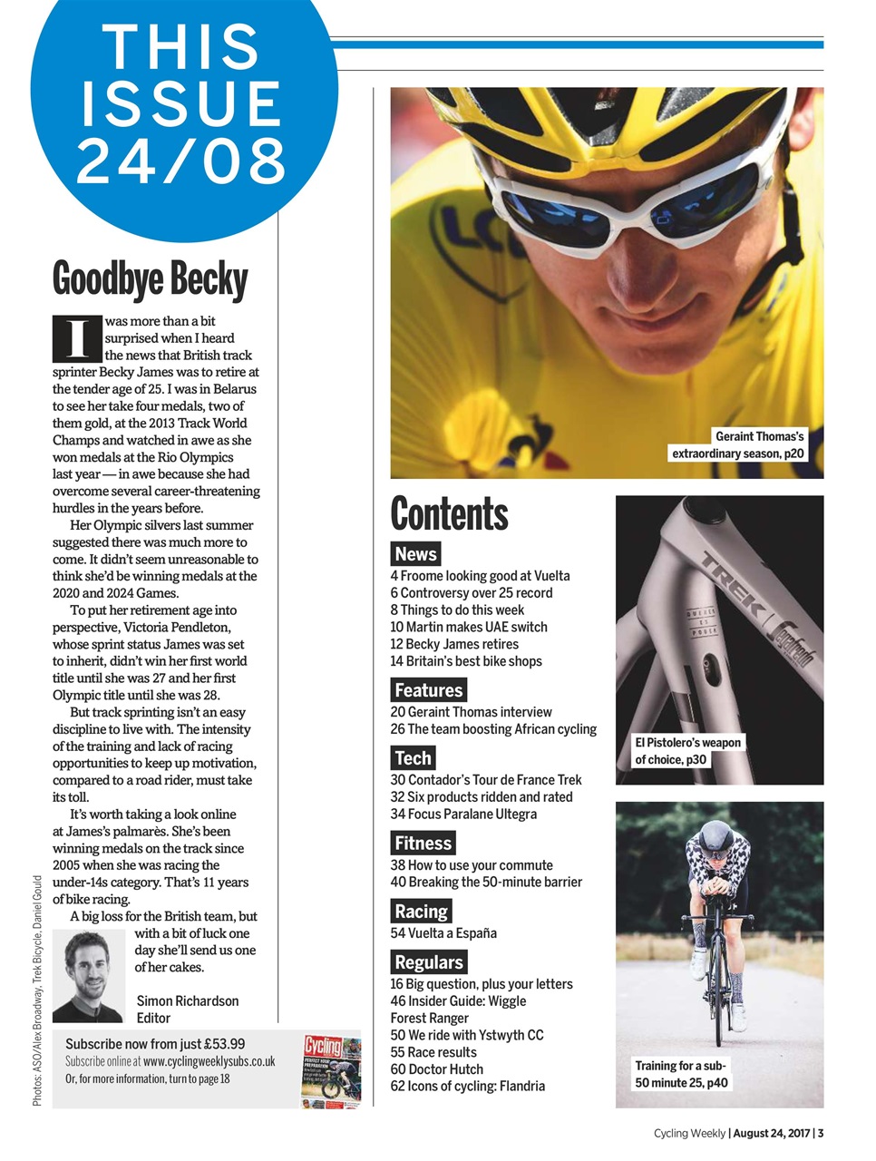 Cycling Weekly Preview Pages