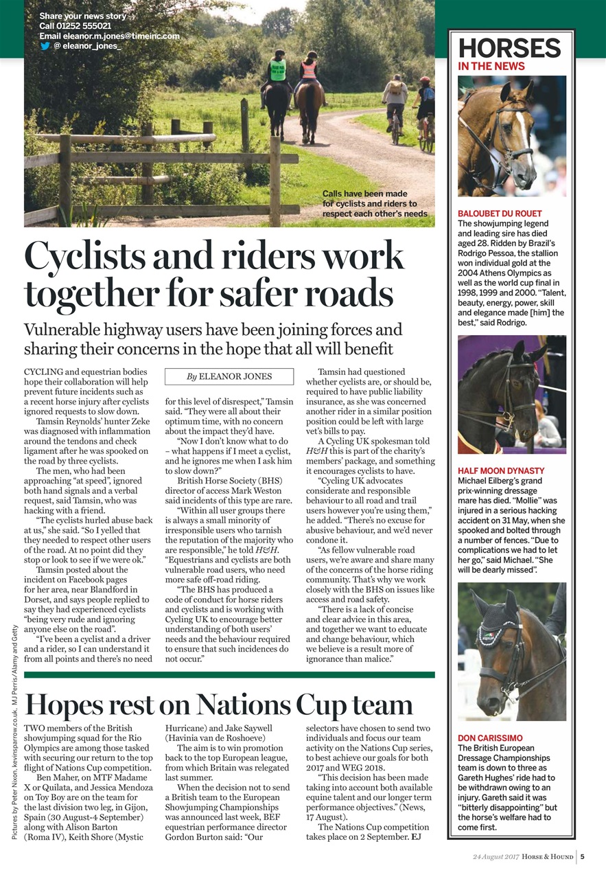 Horse & Hound Preview Pages