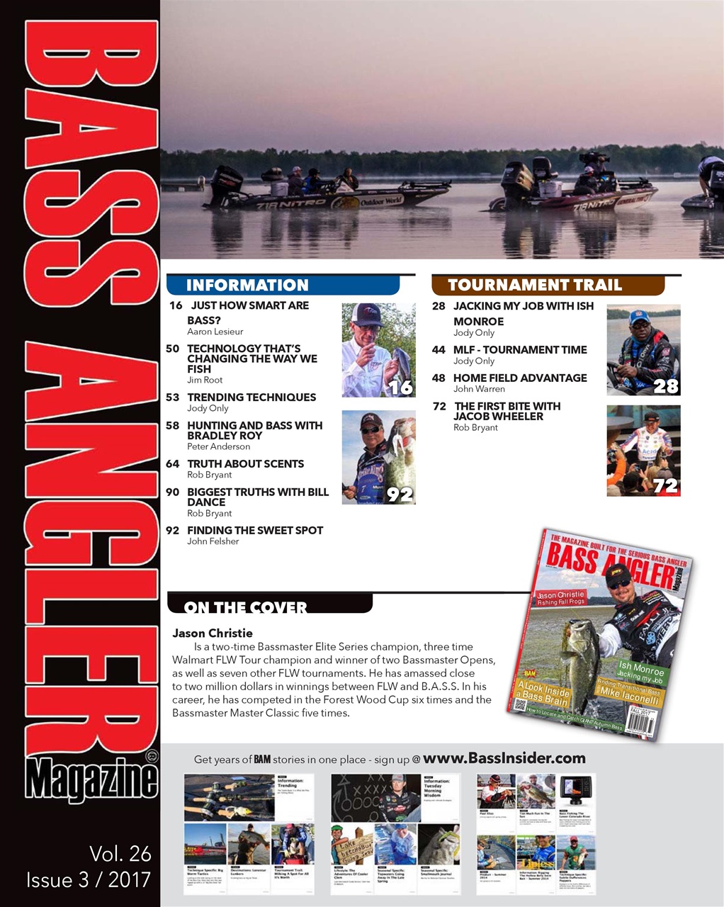 BASS ANGLER MAGAZINE Preview Pages