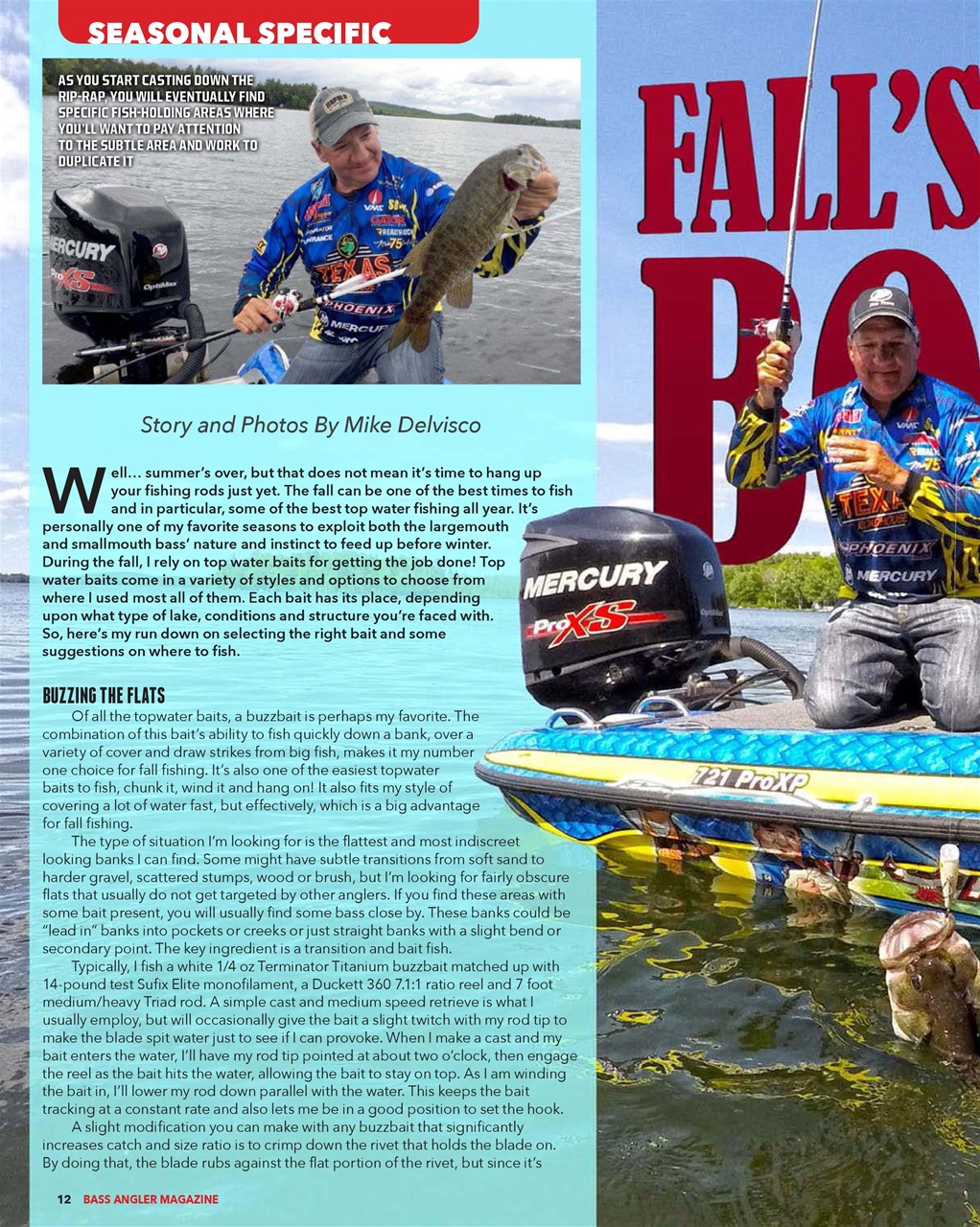 BASS ANGLER MAGAZINE Preview Pages