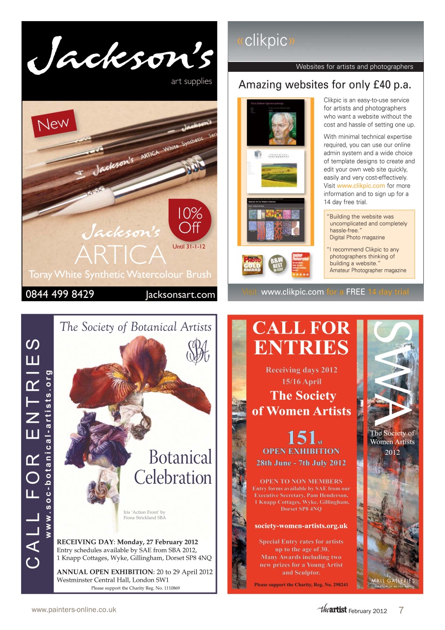 The Artist Preview Pages