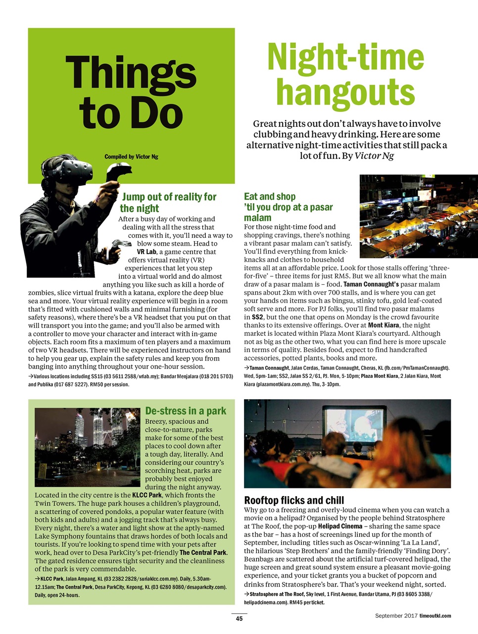 Time Out Kuala Lumpur Preview Pages