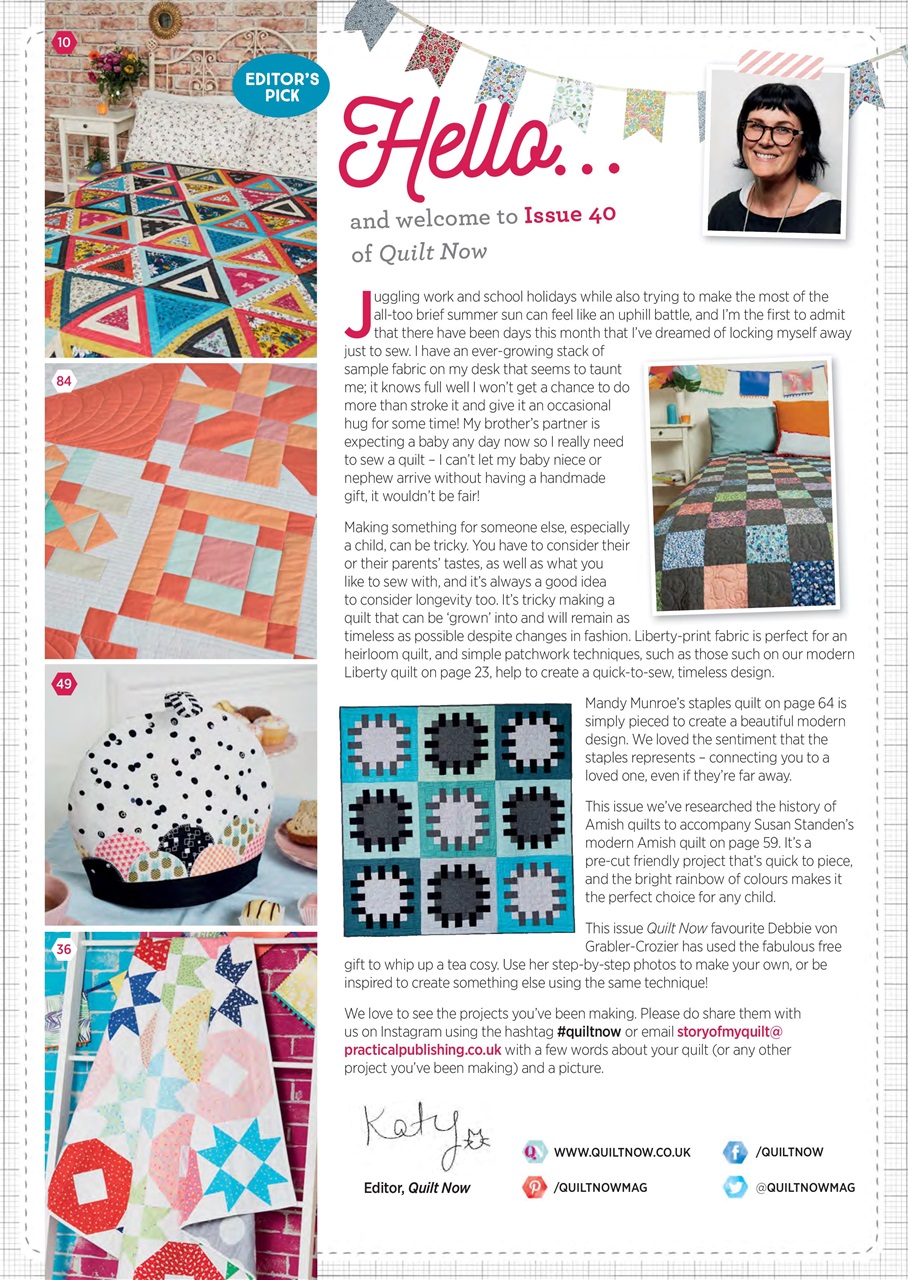 Quilt Now Preview Pages