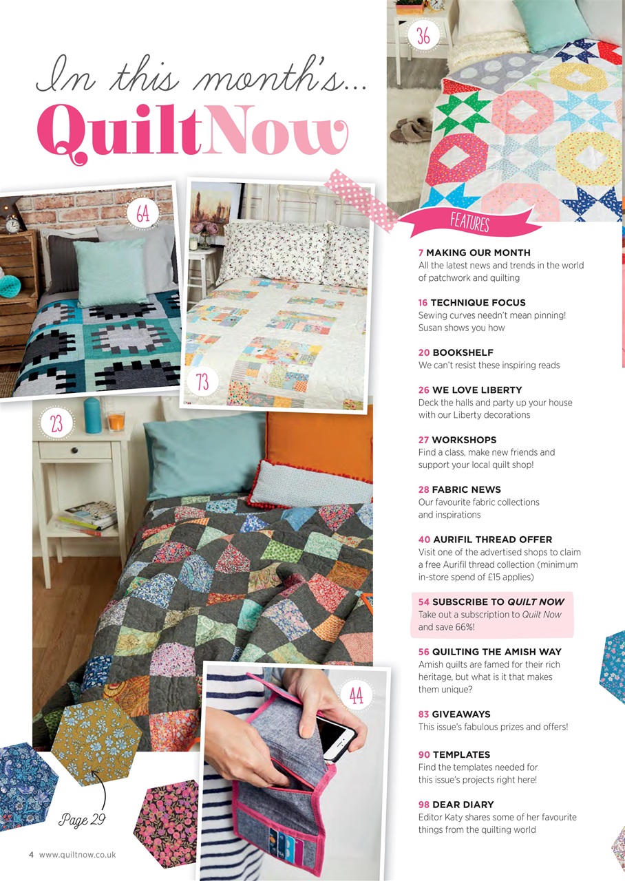 Quilt Now Preview Pages