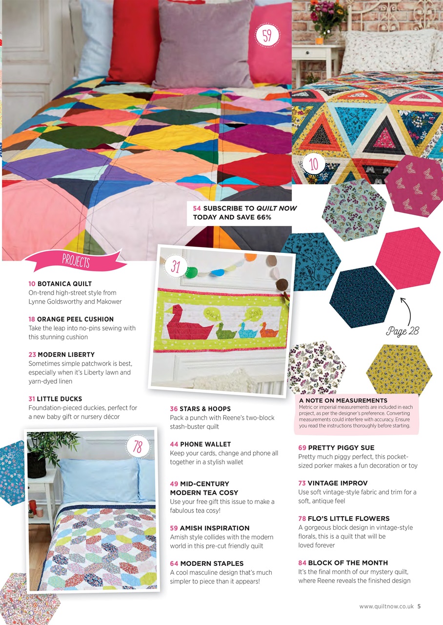 Quilt Now Preview Pages
