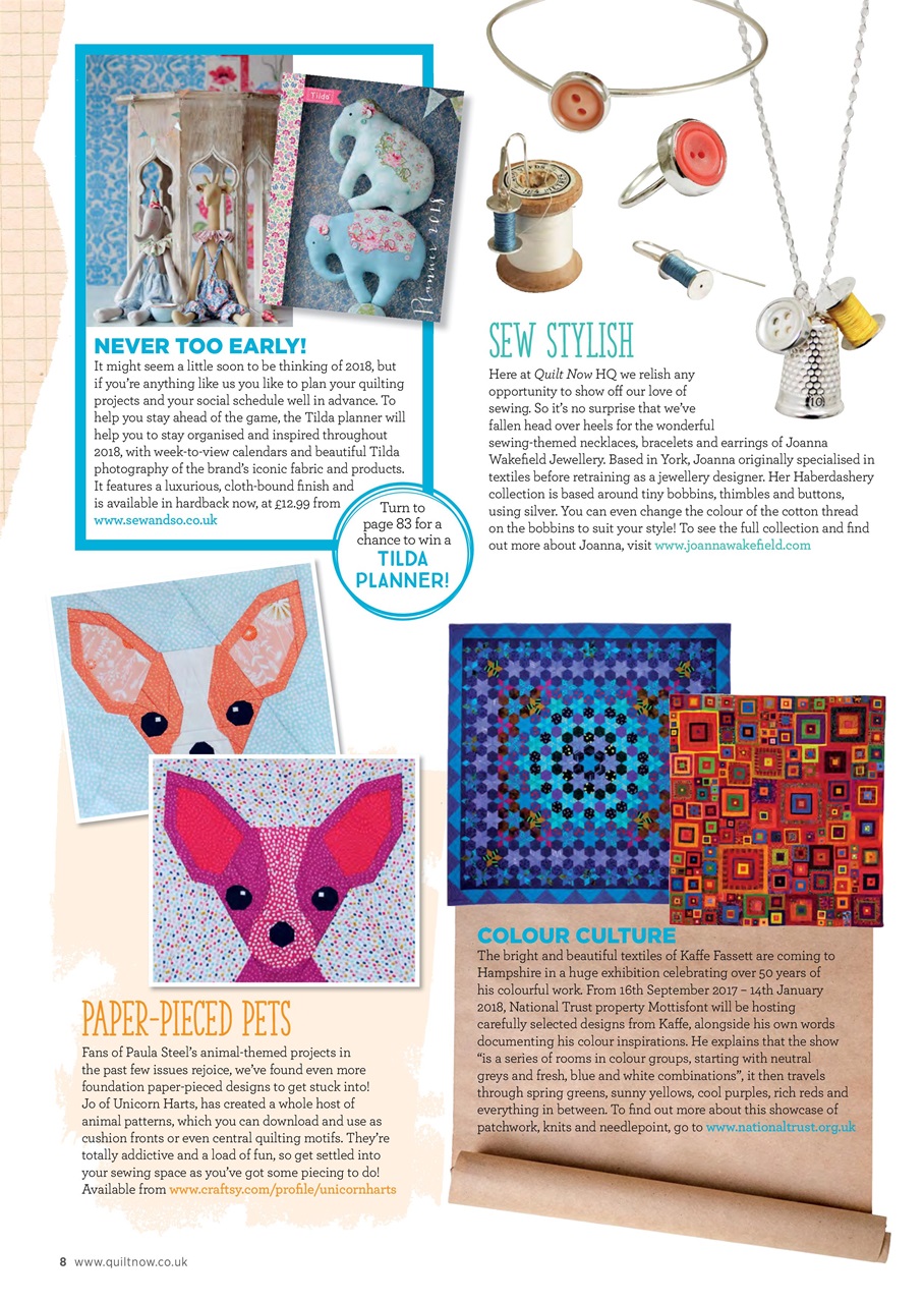 Quilt Now Preview Pages