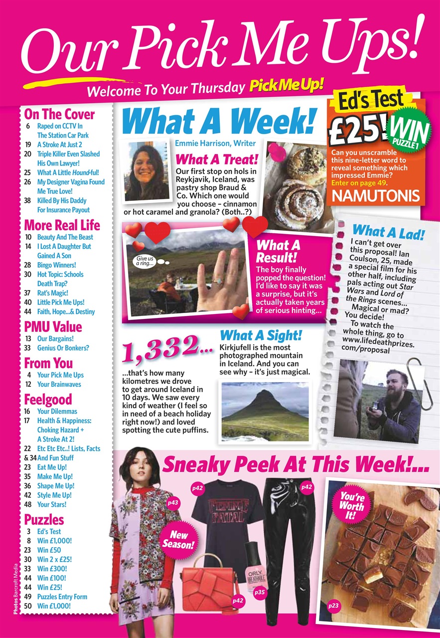 Pick Me Up Preview Pages