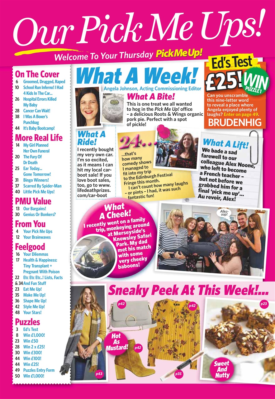 Pick Me Up Preview Pages
