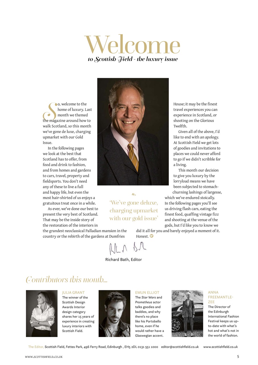 Scottish Field Preview Pages