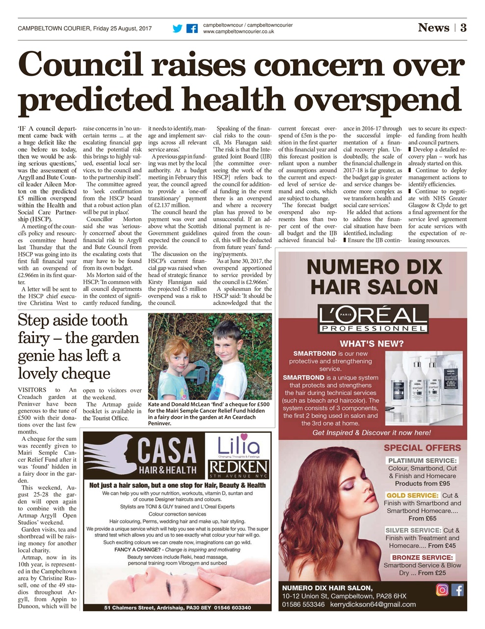 Campbeltown Courier Preview Pages