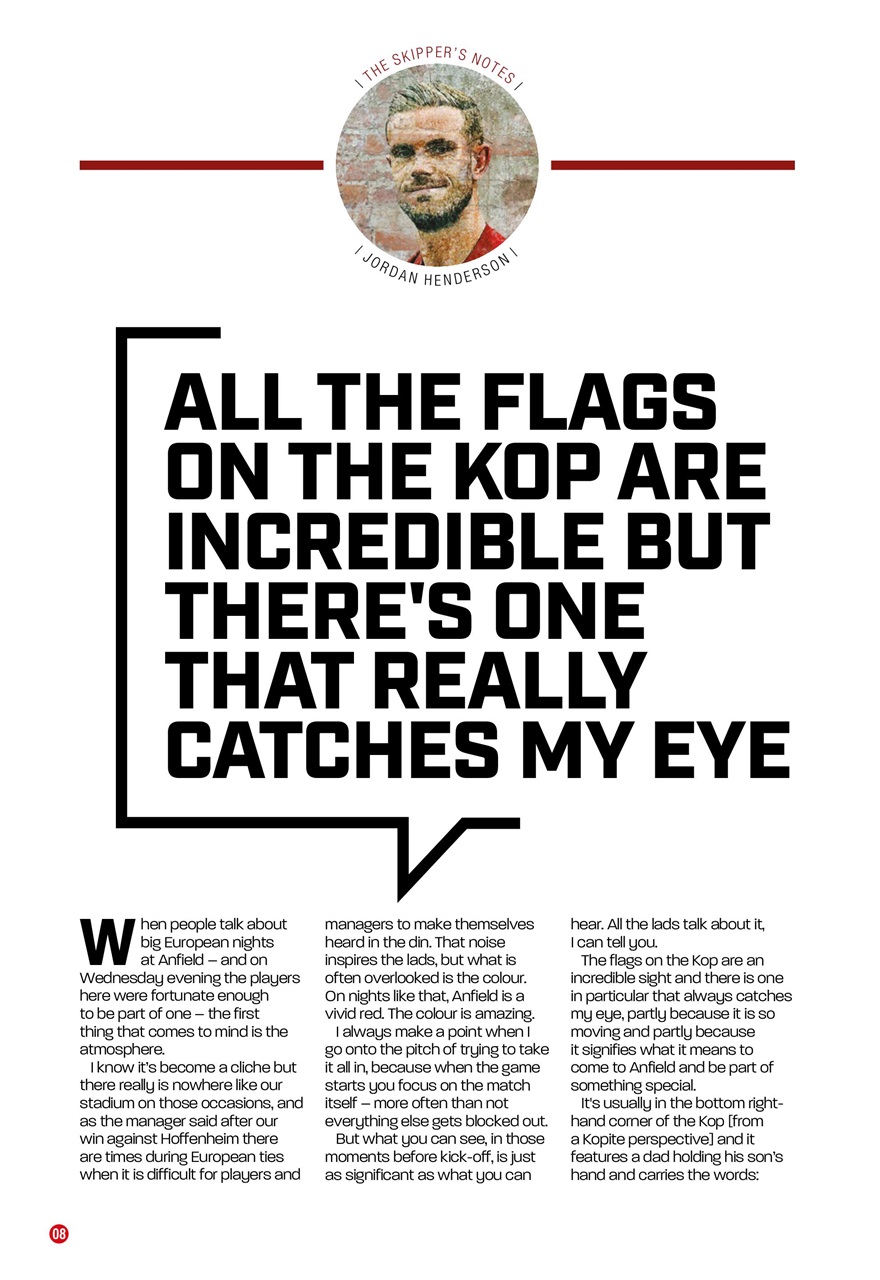 Liverpool FC Programmes Preview Pages