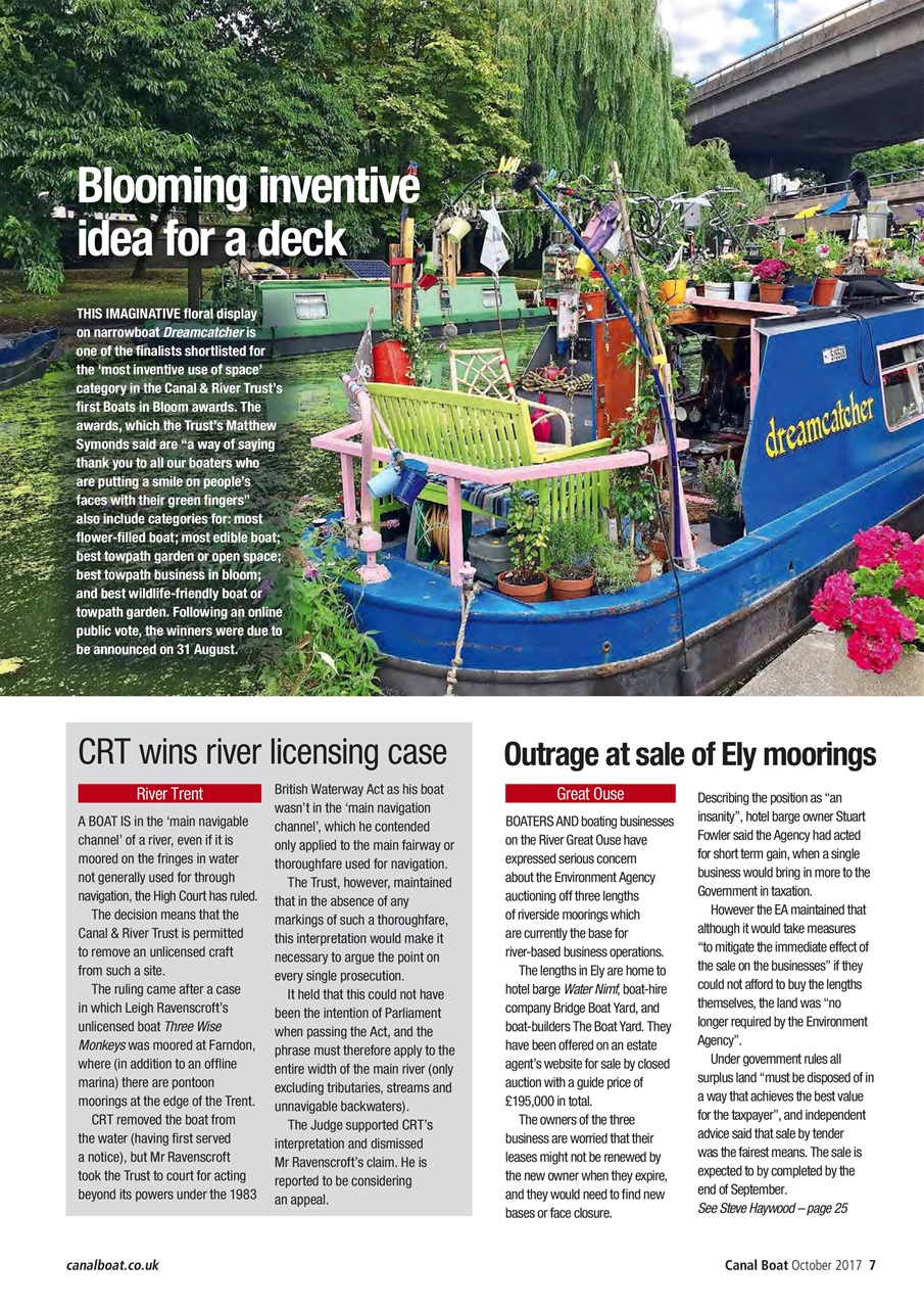 Canal Boat Preview Pages