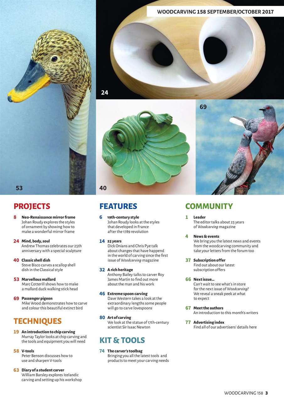 Woodcarving Preview Pages