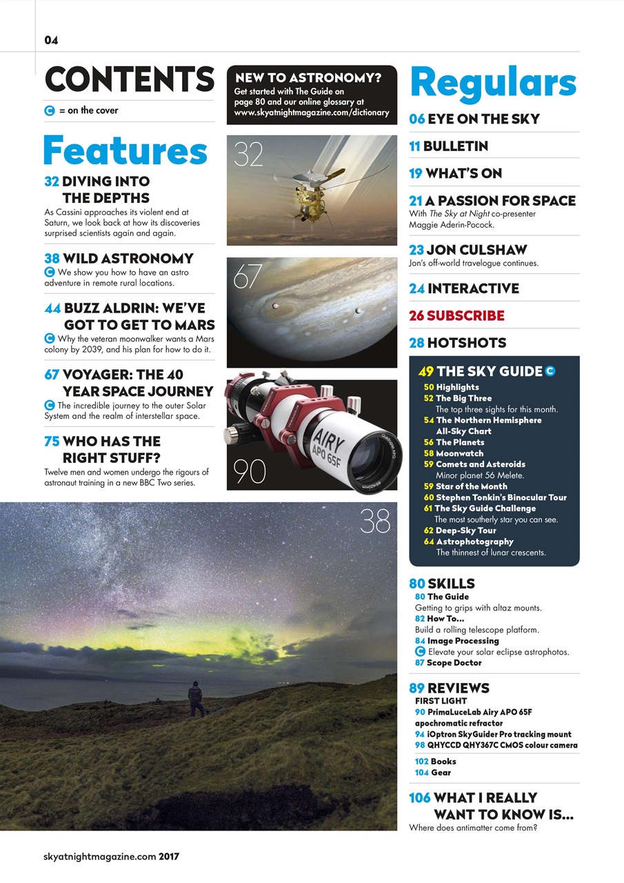 BBC Sky at Night Magazine Preview Pages