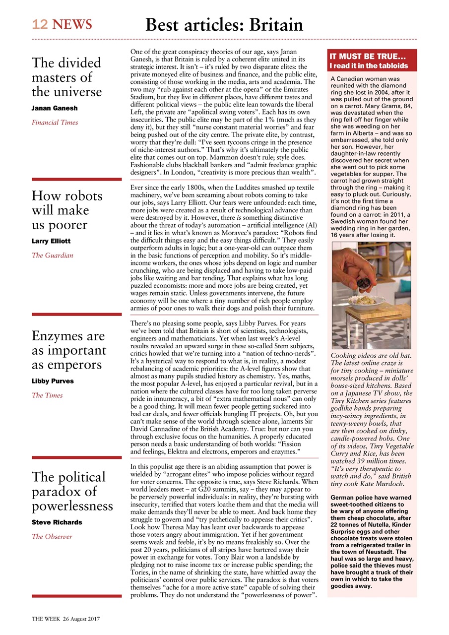 The Week Preview Pages