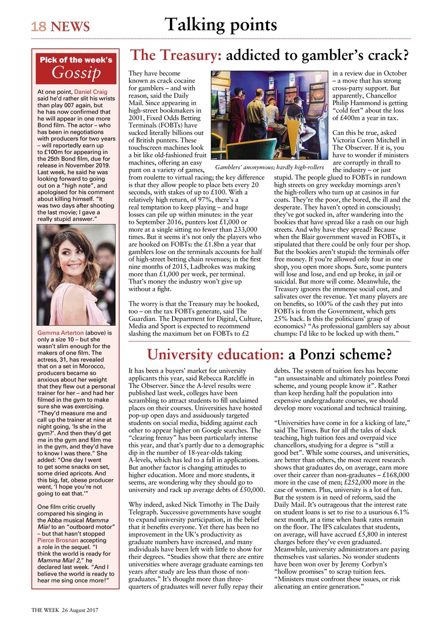 The Week Preview Pages