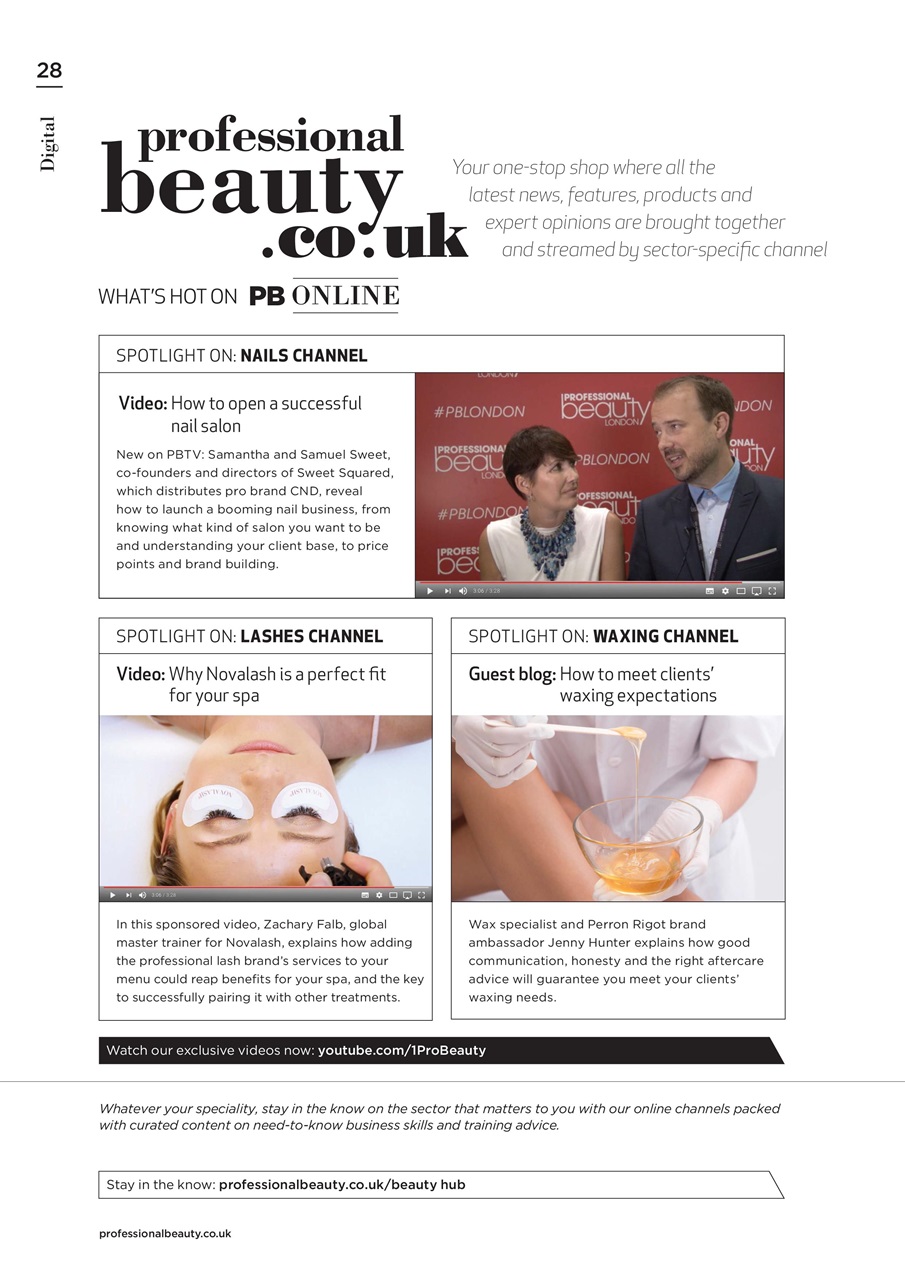 Professional Beauty Preview Pages