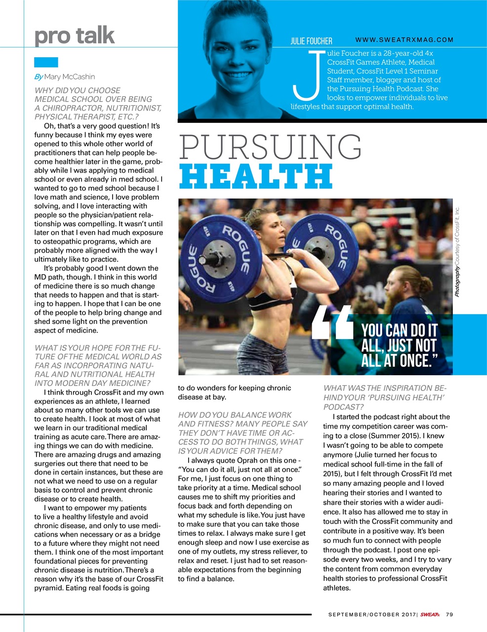 Sweat RX Preview Pages