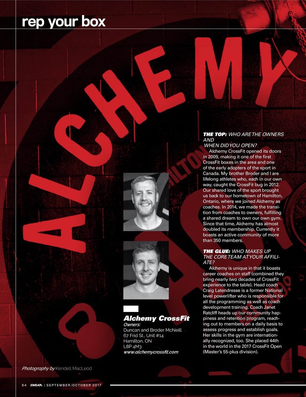 Sweat RX Preview Pages