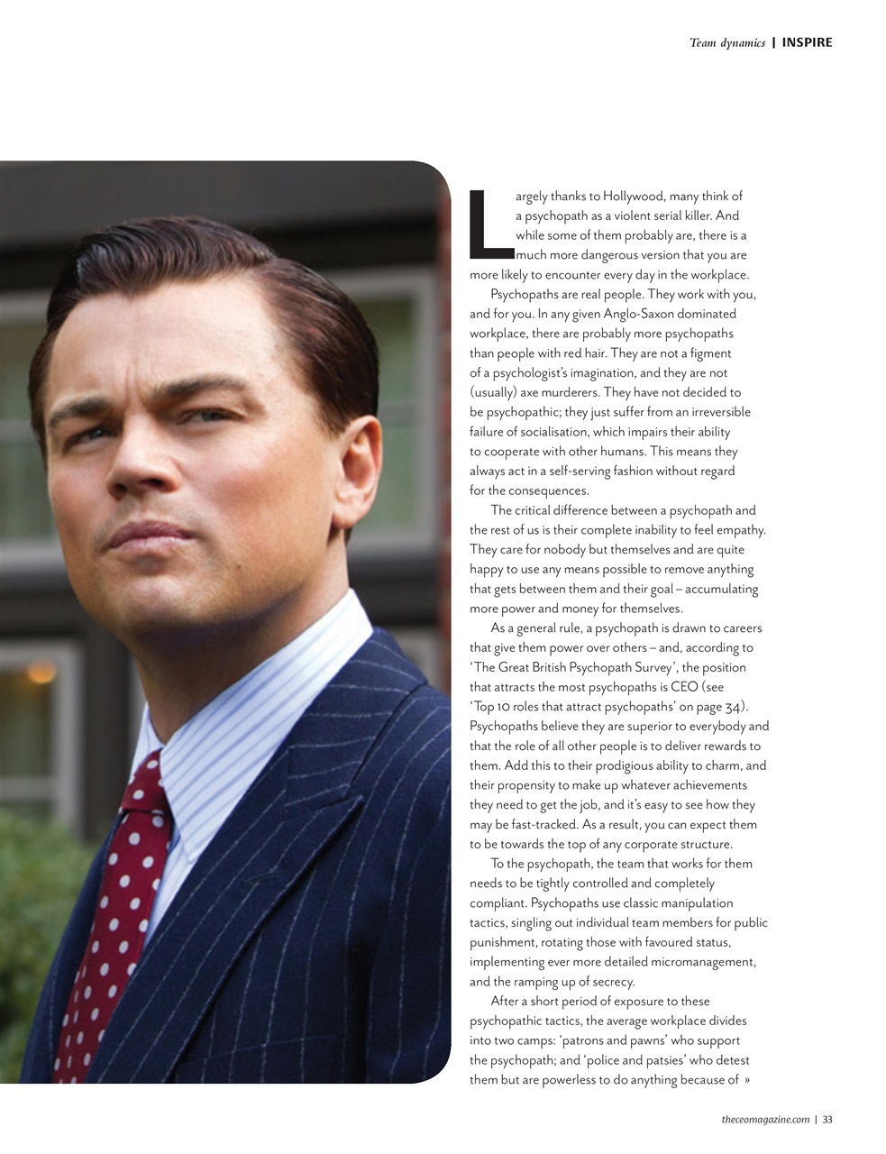 The CEO Magazine EMEA Preview Pages
