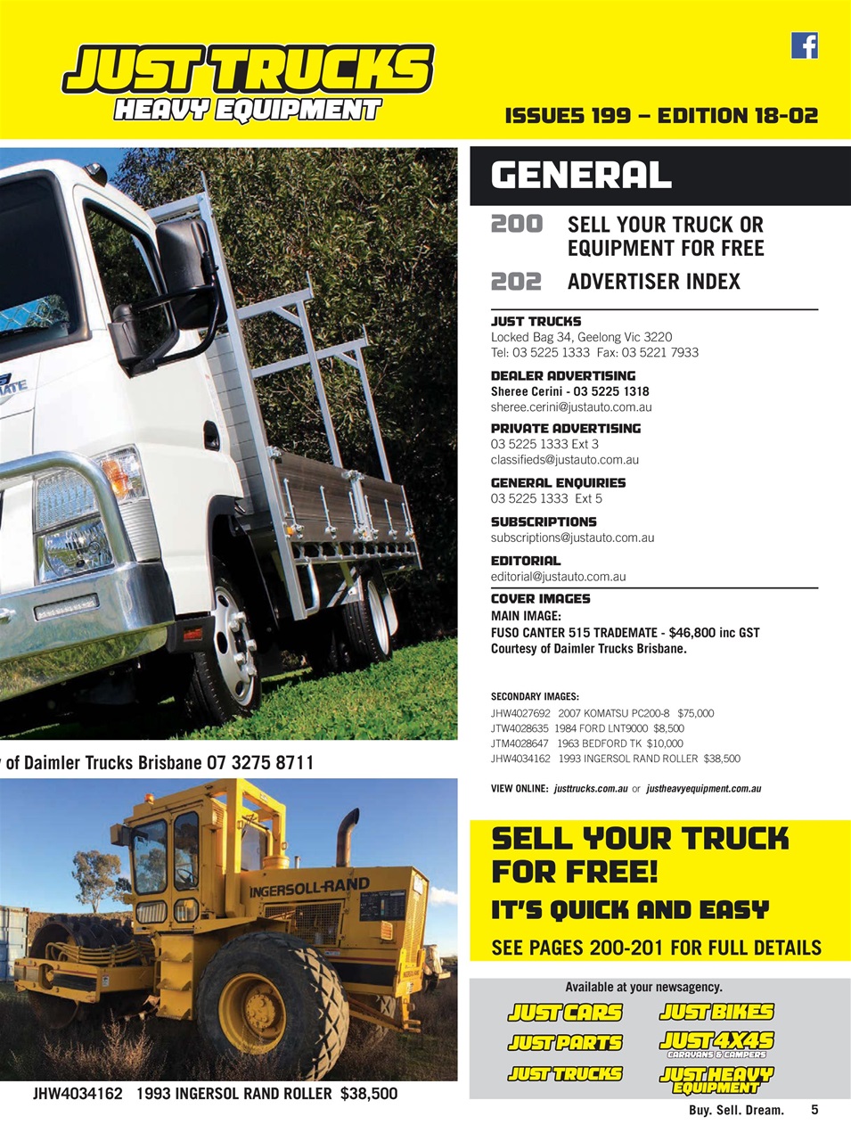 JUST TRUCKS Preview Pages