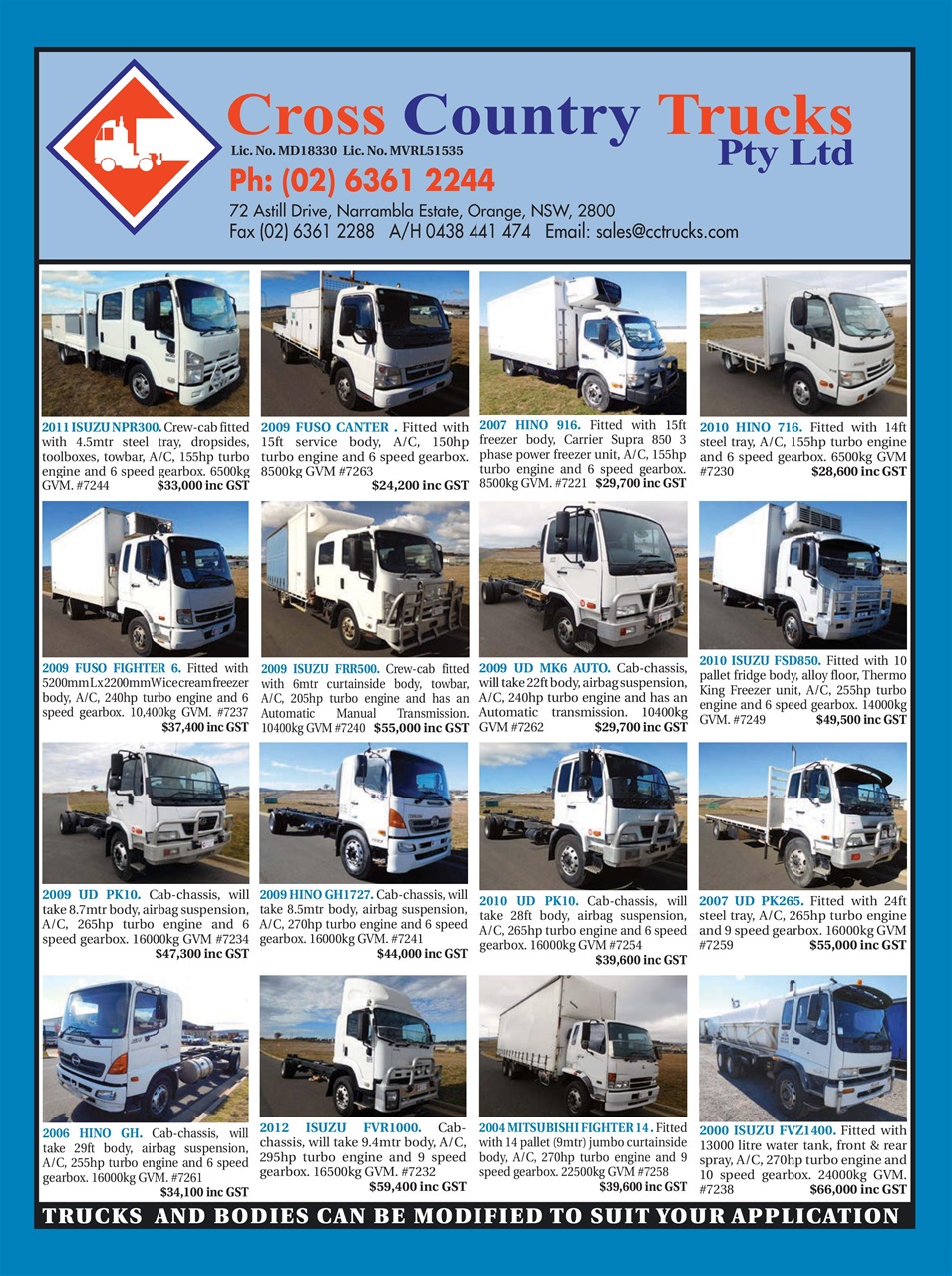 JUST TRUCKS Preview Pages