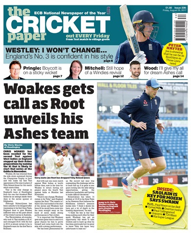 The Cricket Paper issue 25th August 2017