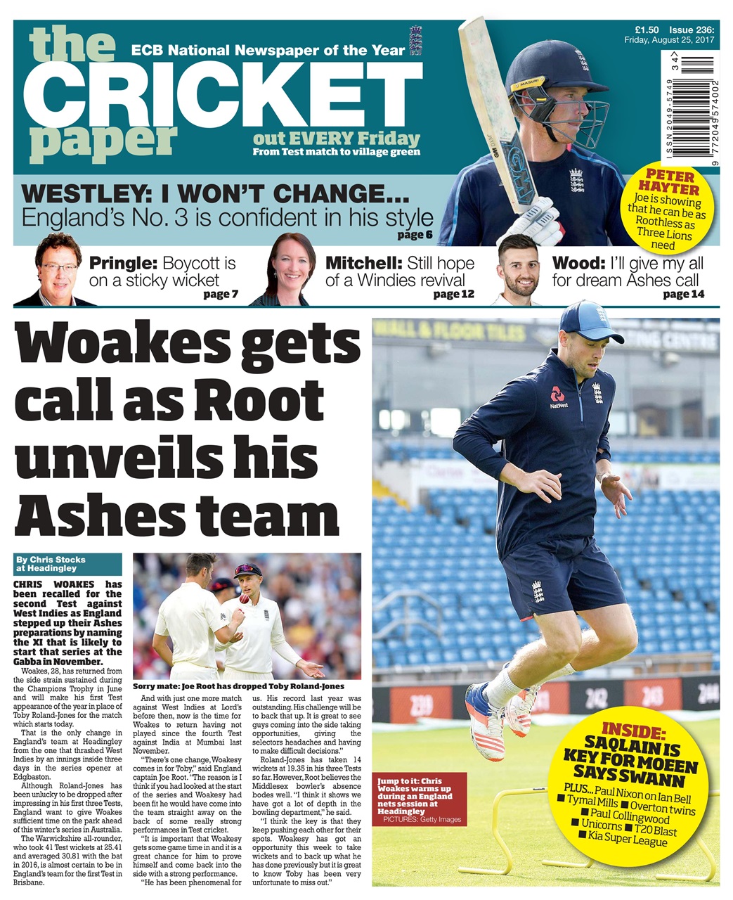 The Cricket Paper Preview Pages